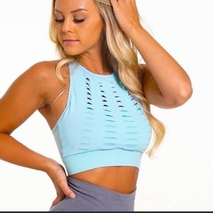 SOLD**NVGTN aqua sports bra